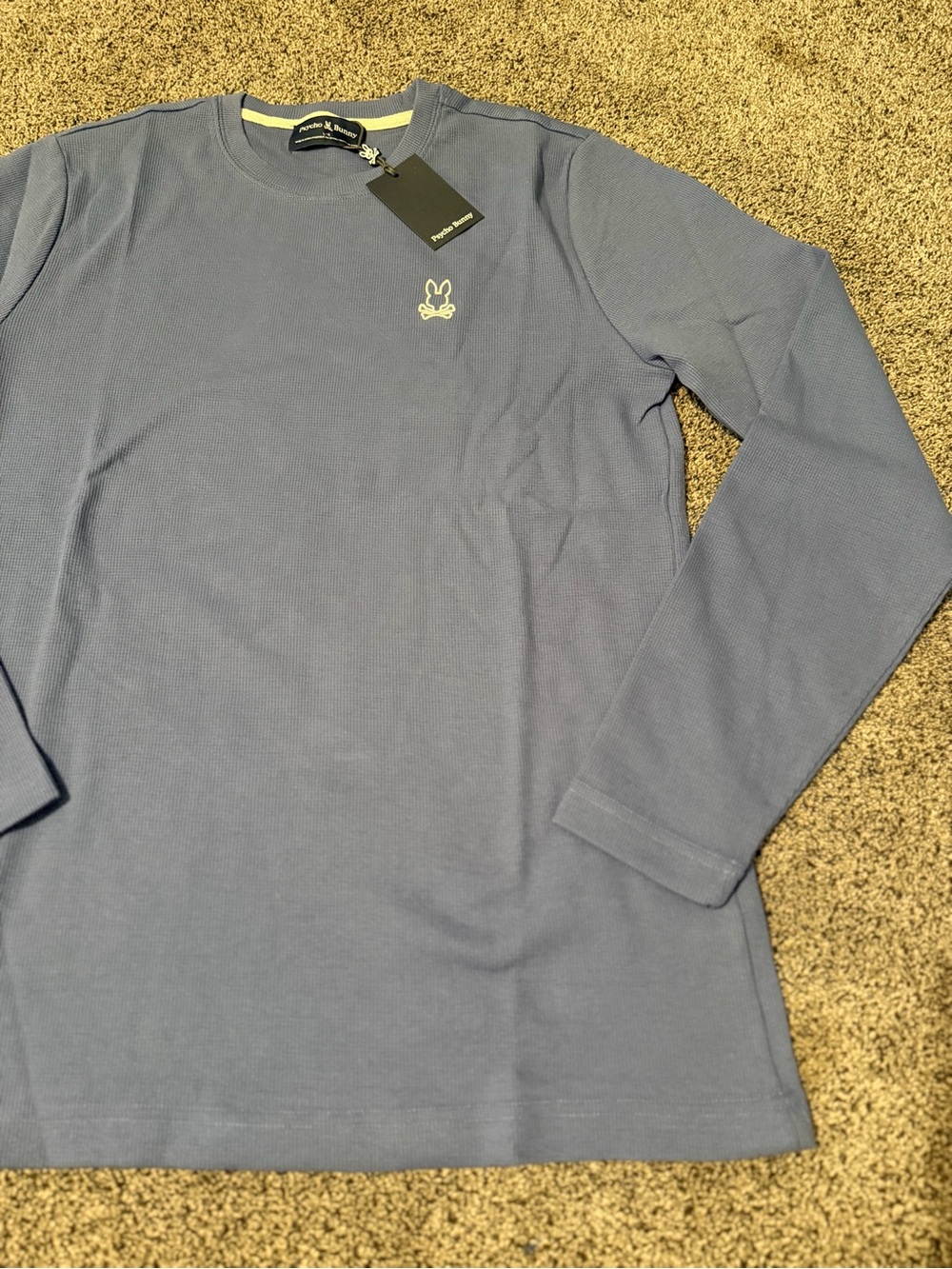 Psycho Bunny Waffle Lounge Long Sleeve Tee - Picture 6 of 7